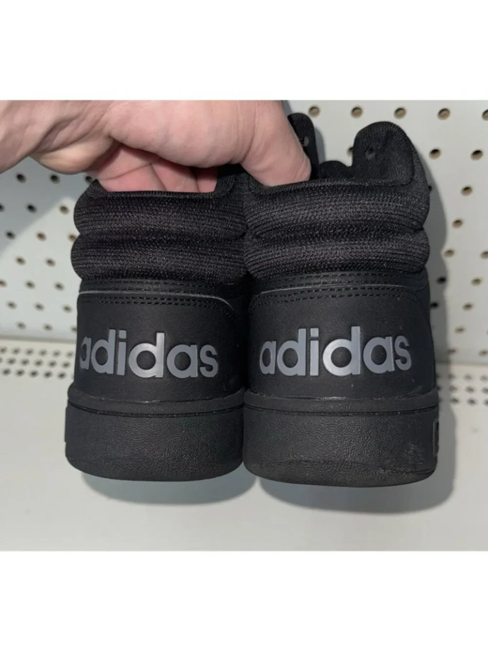 Adidas Hoops 3.0 Mid Mens Athletic Basketball Shoes Size 11 Black Gray GV6683